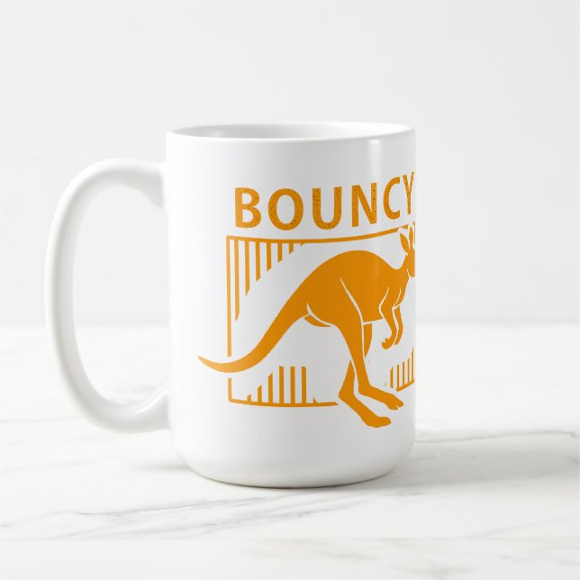kangaroo T-Shirt Kaffemugg (Vänster)