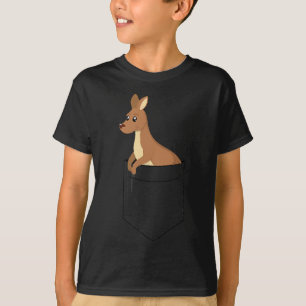 Kangaroo t-shirt lille joey i en ficktshirt