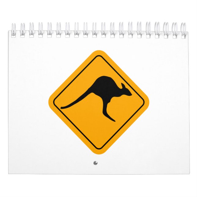 Kangaroo-tecken Kalender (Omslag)
