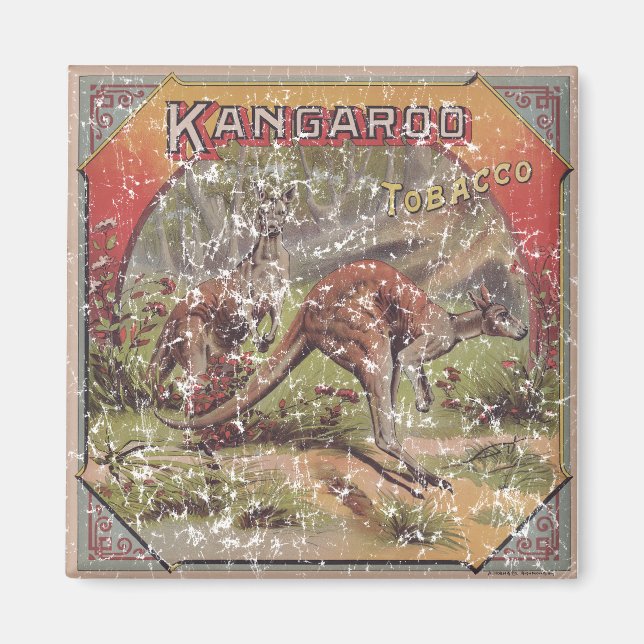 Kangaroo Tobacco 1900 Magnet (Framsidan)
