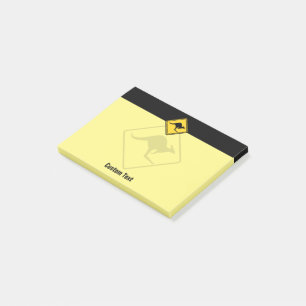 Kangaroo-varningsskylt Post-it Block
