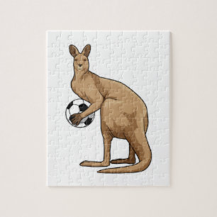 Kangaroo vid sportsport pussel