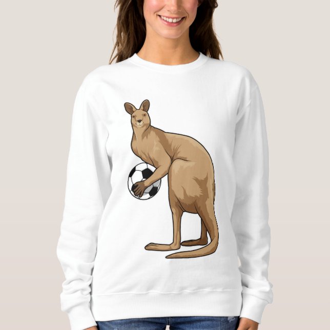 Kangaroo vid sportsport t shirt (Framsida)