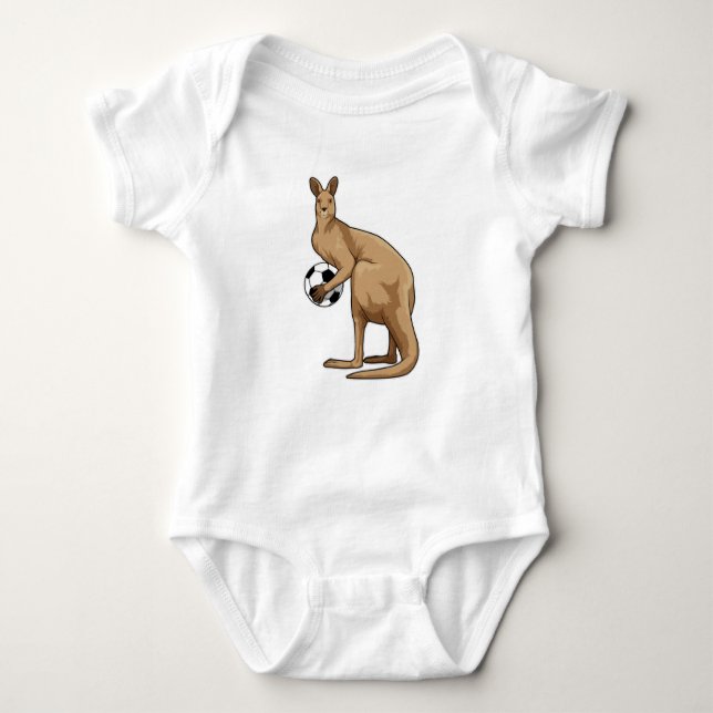 Kangaroo vid sportsport t shirt (Framsida)