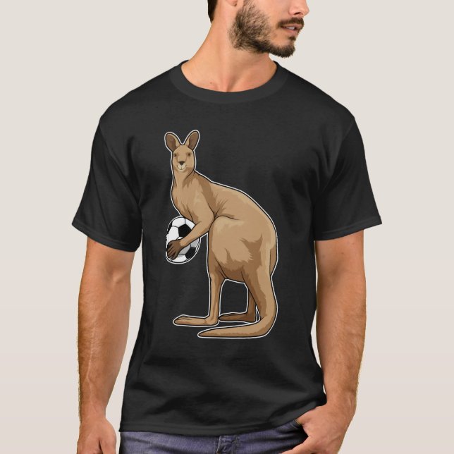 Kangaroo vid sportsport t shirt (Framsida)