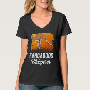 Kangaroo Whisperer Kangaroos Animal Australia T Shirt