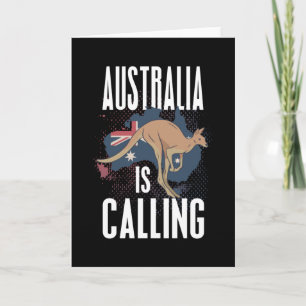 Kangaroos i Australien Kort