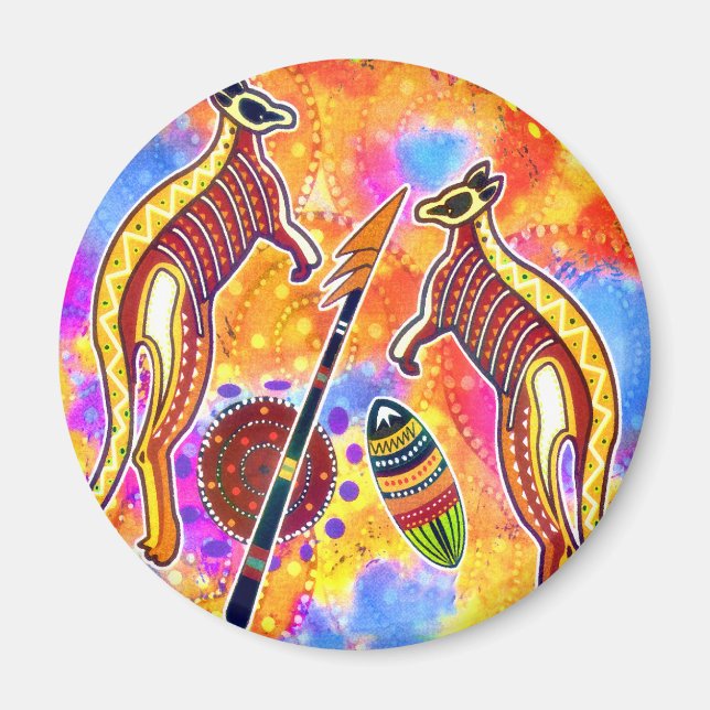 Kangaroos magnet (Framsidan)