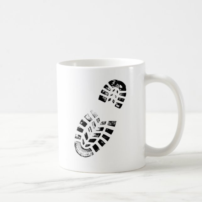 kängatryck kaffemugg (Höger)
