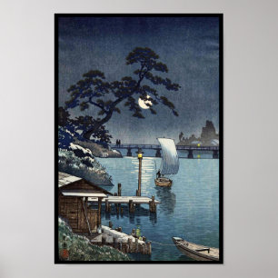 Kangetsu överbryggar, Shimonoseki på tidig höst Poster