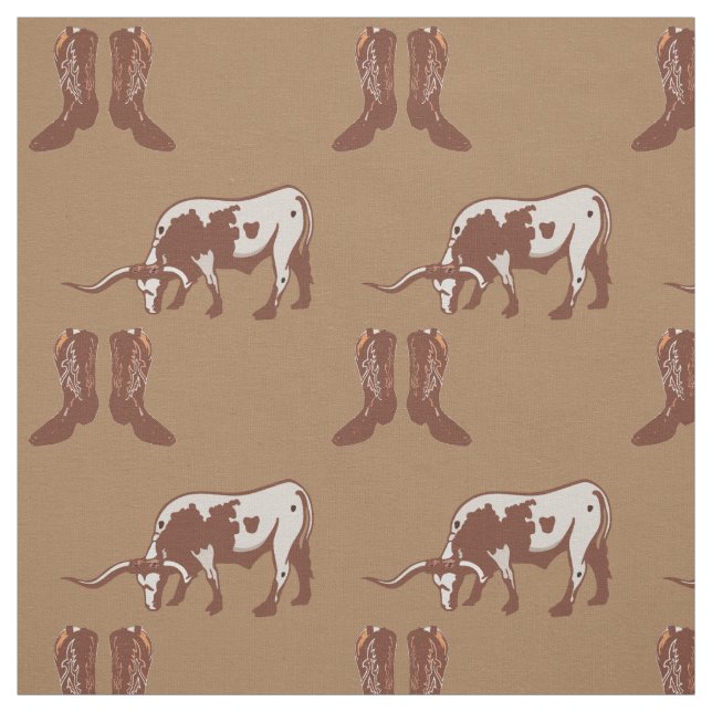 Kängor och westernt tyg för nötkött med (Provkarta)