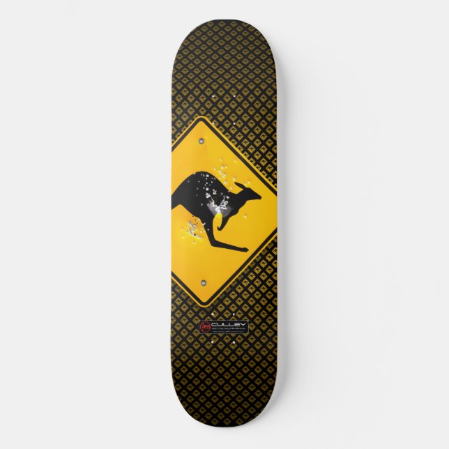 Känguru 002 skateboard bräda 19,5 cm (Framsida)