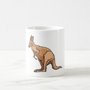Känguru Australiensisk Wildlife Kaffe Mugg
