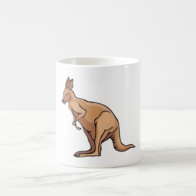 Känguru Australiensisk Wildlife Kaffe Mugg (Skapare uppladdad)