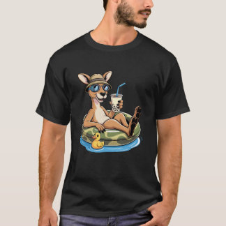 Känguru Boba Pärla Mjölk Te Kängurus T Shirt