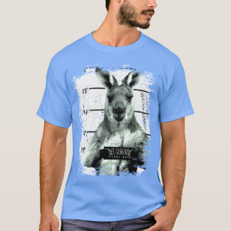 Känguru Hoppande Djur Gåva retro T Shirt