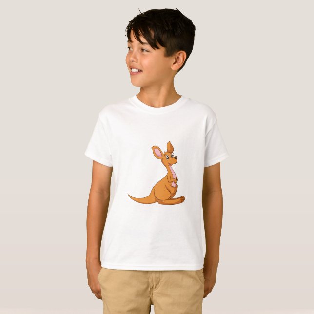 Känguru Kids T-Shirt (Hel framsida)