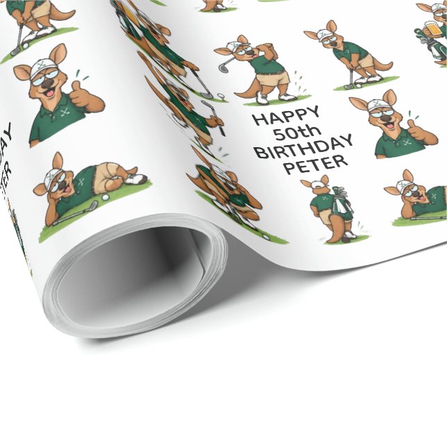   känguru presentpapper (Rullad Hörn)