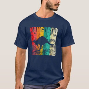 Känguru Retro T Shirt