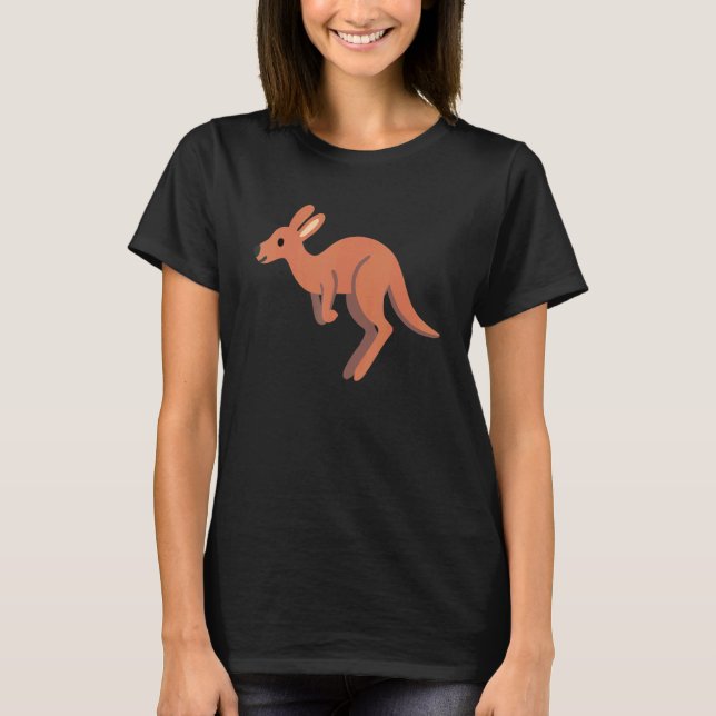 Känguru Roo Dräkt T Shirt (Framsida)