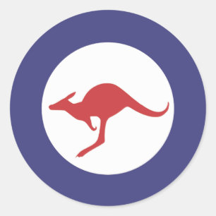 Känguru Roundel Runt Klistermärke