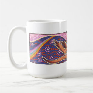 Känguru som drömm gryningen kaffemugg