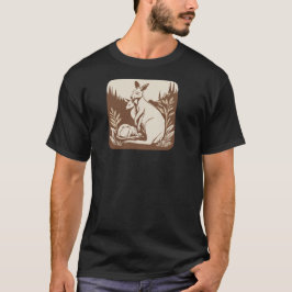 Kängurudesign T Shirt