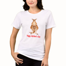 Kängurumamma och joey mors dag