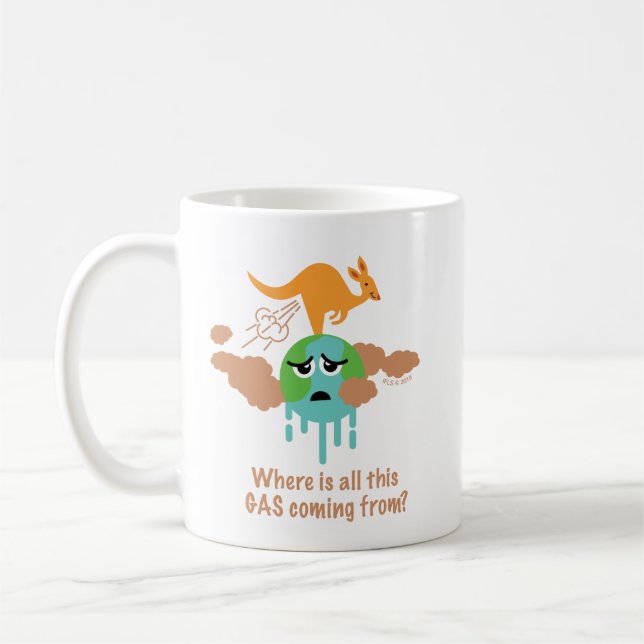 Kängurumetangasfis Kaffemugg (Vänster)