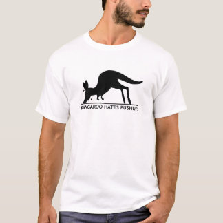 Kängurun hatar Pushups T Shirt