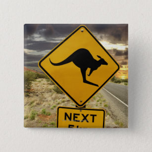 Kängurun undertecknar, Australien Knapp