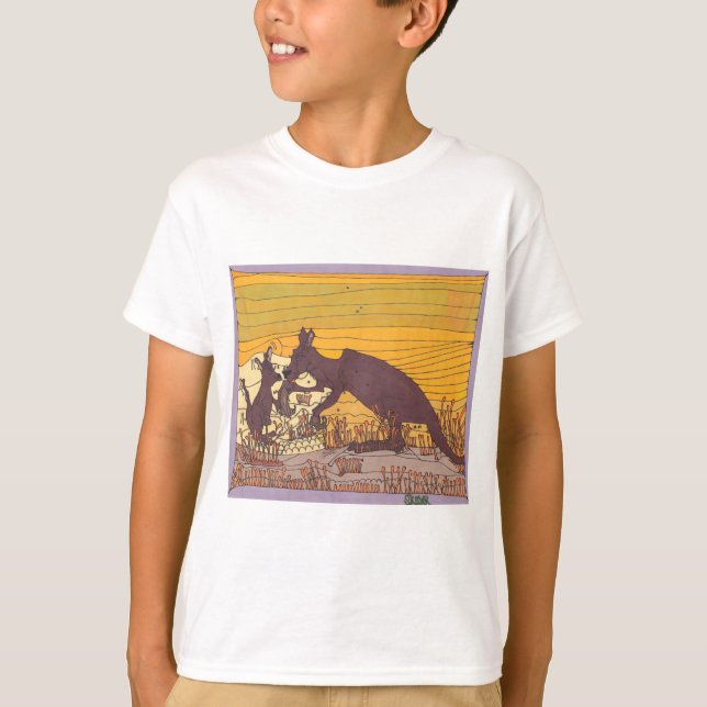 Kängurur Tee (Framsida)