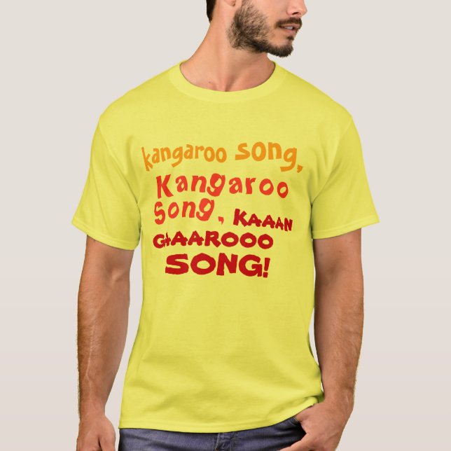 Kängurusång! Tee Shirt (Framsida)