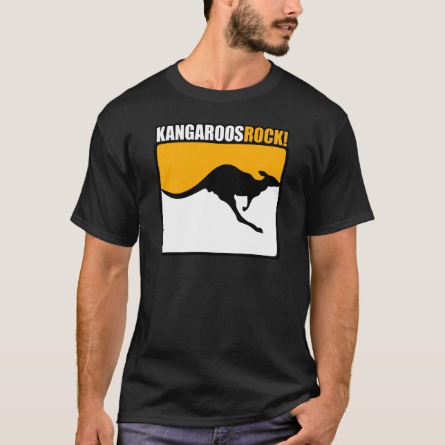 Kängurusten! T Shirt (Framsida)