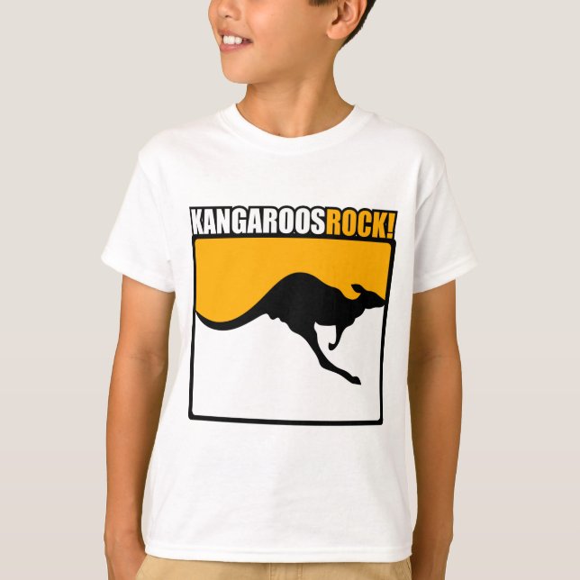 Kängurusten! Tee Shirt (Framsida)