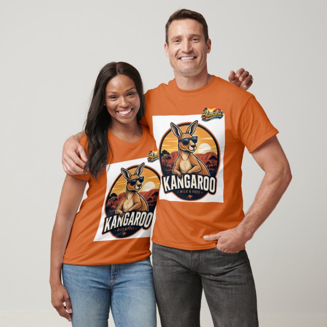 kängurustilad t-shirt (Unisex)