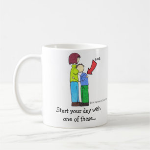 Känguruunge och mammamugg kaffemugg