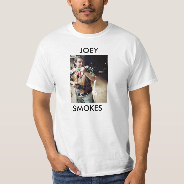 Känguruunge röker t-shirt (Framsida)