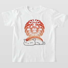 Kani Crab Sushi Cat T Shirt