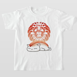 Kani Crab Sushi Cat T Shirt