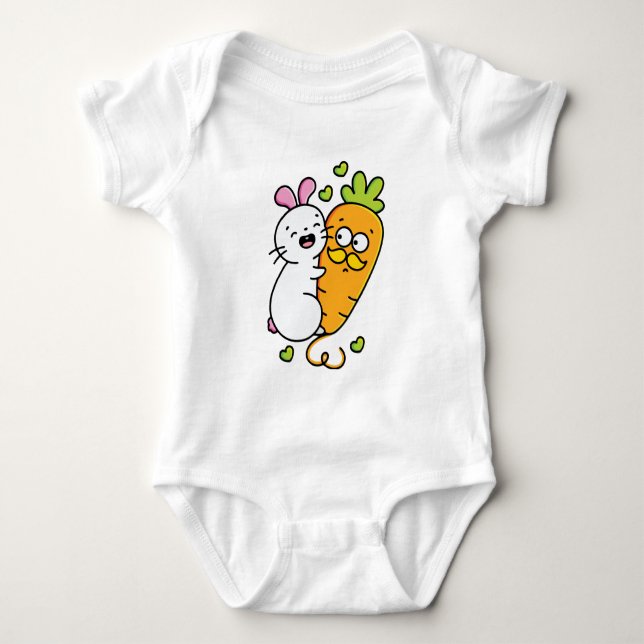 Kanin älskar dig t shirt (Framsida)
