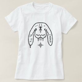 Kanin av fördömelse Rolig konstig kanin T Shirt