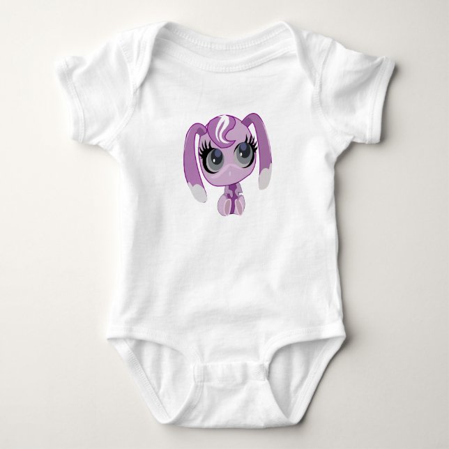 Kanin Baby Bodysuit T Shirt (Framsida)