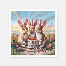 Kanin Birthday Bash Pappersservett