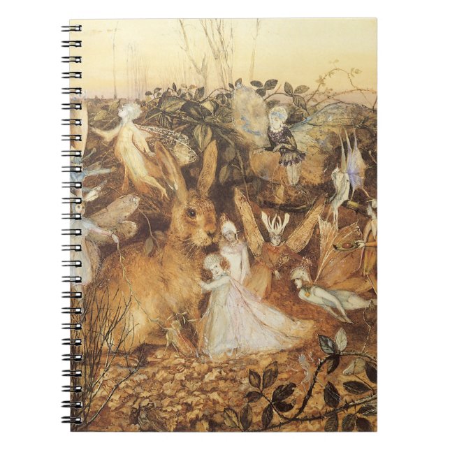 Kanin bland feer, klassiska sagor anteckningsbok (Framsidan)
