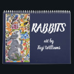 Kanin Bunny Art Calendar varje år Tuzi Williams Kalender<br><div class="desc">En samling färgrika och livliga kaninkonstverk av konstnären Tuzi Williams!</div>