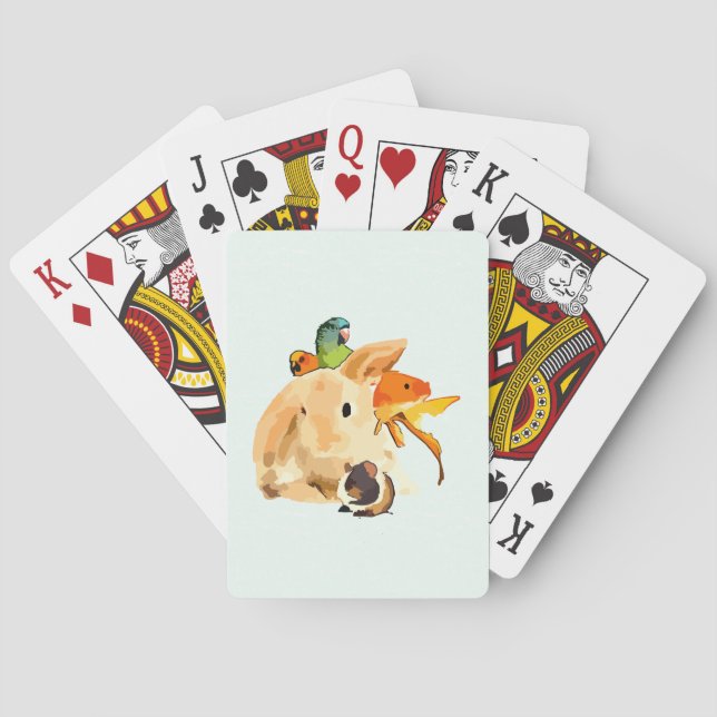 kanin casinokort (Baksidan)