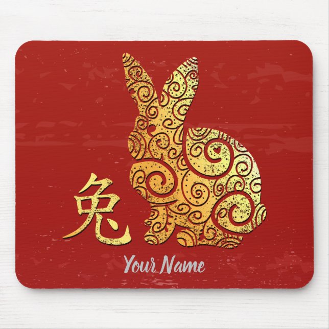 Kanin China Zodiac Sign Golden Horoscope Musmatta (Framsidan)