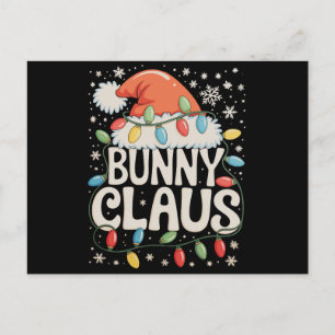 Kanin Claus Xmas Tomte Jul Semester Familj Helg Vykort