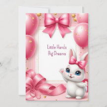 Kanin Födelsedagsfest Rosa RosaTema 🐰